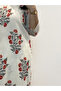 Offwhite Red Petal Cotton Kurta Set Women | 2 Piece Ethnic Suit - 4