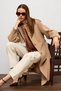 Shirt Collar Punto Stitching Detail Premium Coat A.Kamel 3125 - 2
