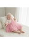 Baby Girl Religious Ceremony Dress with Lace and Bandana