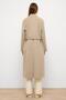 Stand Collar Oversize Long Coat Stone Melanj 3124 - 7