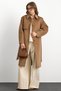 Premium Coat with Shirt Collar and Punto Stitch Detail K. Kamel 3125 - 8
