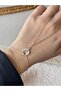 Crescent Stone Detailed Shahmeran Stainless Steel Gold - 4