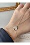 Crescent Stone Detailed Shahmeran Stainless Steel Gold - 3