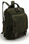Cappadocia 4012 Khaki Green Postman Small Backpack Cross Shoulder Strap Daily Cotton Gabardine Bag