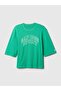 Erkek Yeşil Gap Logo Oversized Sweatshirt - 2