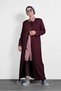 Round Neck Embroidered Pardese 10018
