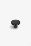 Modern Black Button Handle Single Drawer Cabinet Door Handle Minimalist Furniture Handles - 3
