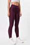 Women's Plum Winter Inner Fleece-Lined High Waist Shaping / Sculpting Leggings - 4