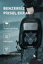 حقيبة ظهر Pixoo Cyberbag باللون الأسود مع شاشة عرض LED - 2