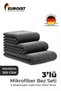 3 Pieces Microfiber Stain-Free Car Washing Drying Auto Glass Cleaning Towel Gsm 40X40Cm