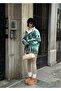 Half-Zip Oversized Plush Sweatshirt - 5
