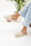 Beige Closed Front Silent Sole Women's Slippers House Slippers - 3