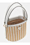 Atalia raffia mini bucket bag - 3