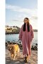 Wellsoft Double Sided Fleece Soft Saw Poncho - 2