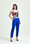 Trousers - Atlas Fabric Trousers on the Ankle| Pnt19003 Cobalt Blue - 2