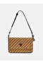 Simona raffia mini shoulder bag