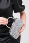Women's Silver Stone Evening Dress Clutch Portfolio Bag - 2