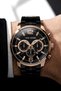 Men's Wristwatch 3 Atm Water Resistant Black Color Steel Band Cbk402 - 3