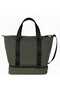 Parachute Fabric Summer/Winter Khaki Women's Sports/Fitness Mother Baby Travel Bag with Shoe Compartment - 4