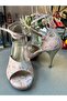 Floral Elegance 8.5 cm 13 Points Close Toe-Open Toe- Tango, Dance and Ballroom Shoes - 5