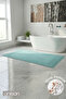 Fesun 100% Cotton Foot Towel - Turquoise 60X130, 690 Gr - 3