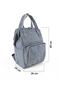 Mother Baby Care Backpack Waterproof Baby Bag with Bottle Thermos - 6