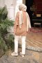 Biscuit Crew Neck Mercerized Casual Knitwear Tunik - 3