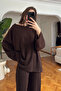 Collar Detail Modal Set - Brown - 6