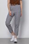 Belted Carrot Trousers - Gray - 2