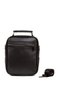 Men's Black Vegan Leather Crossbody Hand and Shoulder Bag with Phone Compartment (Large Size) - 7