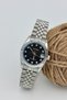 Steel Women's Wristwatch, Waterproof, with Calendar, Silver Color Cord, Black Women's Wristwatch - 2
