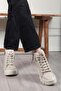 Kocamanlar 5428 memory rubber non-slip sole women's boots beige - 4