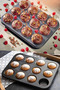 12 Piece Black Muffin Mold Set Cake Pastry Cookie Cupcake Ideal Cake Capsule Cast Cake Mold - 2