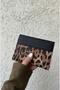 Women's Leopard Print Wallet Card Holder with Large Cash Compartment and Coin Compartment - 2