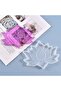 Epoxy Lotus Flower Coaster Mold Lotus Coaster Mold Silicone 15.2X12Cm - 5