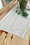 Raw Linen Rectangular Plain Runner 50X150Cm - 3