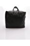 Unisex Black Classic Multi-Pocket Zipper Closure Large Volume Shoulder Strap Travel Bag 04Pc001208 - 3