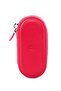 Genuine Handmade Leather Key Holder Zippered Leather Keychain Auto Vehicle Organizer Leather 786 Red - 2