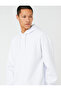 Hooded Oversize Sweatshirt Ribbed Long Sleeve