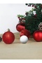 6 Pcs Red 5 cm Christmas Ball, Christmas Ball, Pine Tree Ball, Ornamental Ball T-47 - 4