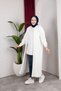 Women's Shawl Collar Long Knitwear and Bearded Furry Cardigan