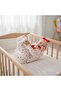 Cotton Heart Printed Bowknot 3-Piece Baby Girl Set - 3