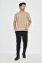 Men's Short Sleeve Crew Neck Plain Embossed Pattern Stylish Comfortable Knitwear Suitable for Summer and Daily Use - 3