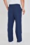 Men's Baggy Muslin Linen Waist Lace-Up Elastic Straight Leg Trousers - 4