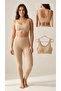 Women's Wide Strap Removable Padded Sports Bustier 3-Piece Eco Pack - 4