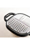 Large Grater with Cover, Flat Stainless Steel Gray Chamber - 2