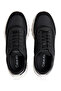 Women's Comfortable High Sole Suede Detailed Black Sneaker - 2