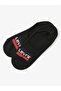 Men's 2 Pairs Black Ballerina Socks 37157-0083 - 6