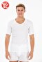 06 Premium Men's Large Size Crew Neck Stretchable Rib Knit Fabric Athlete T-Shirt - 2