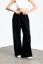 Women's 3 Thread Ribbed Loose Fit Sweatpants - 4